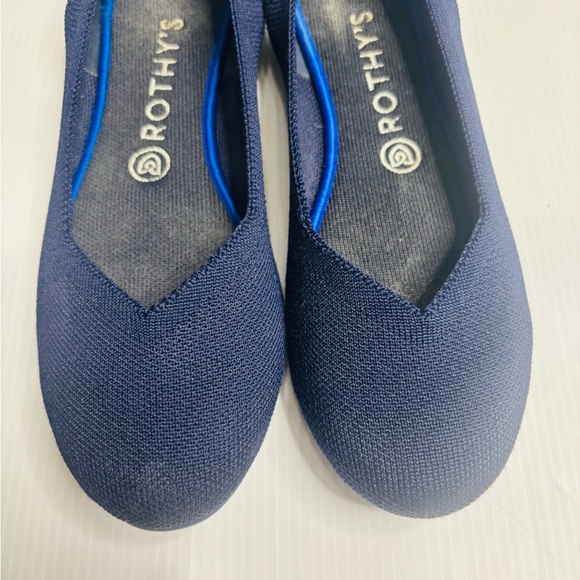 Rothy's The Flat in Maritime Navy Ballet Flats Round Toe - Picture 9 of 10
